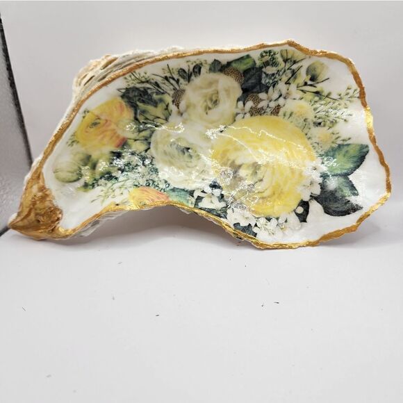 DECOUPAGE HUGE OYSTER SHELL - Picture 3 of 3